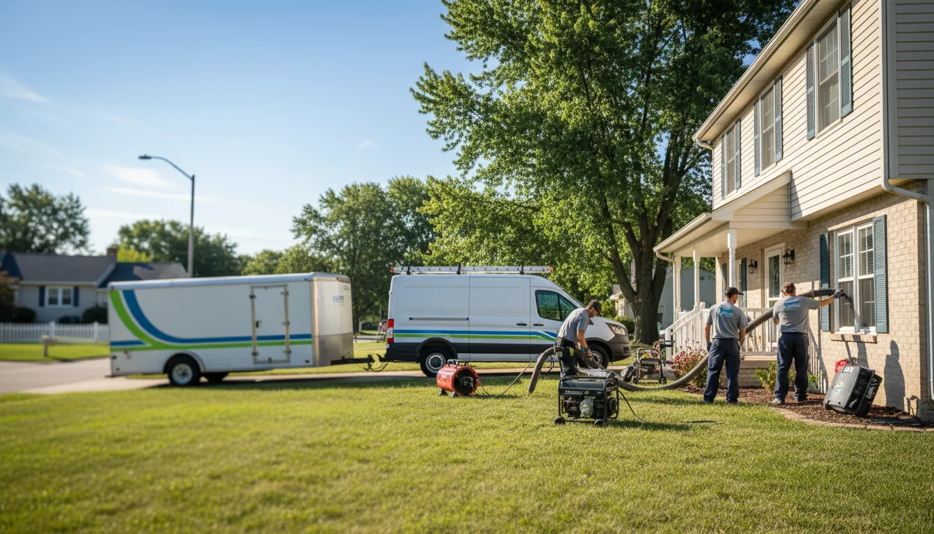 Flooded Basement Restoration And Cleanup With Repair in Wausau, WI near me
